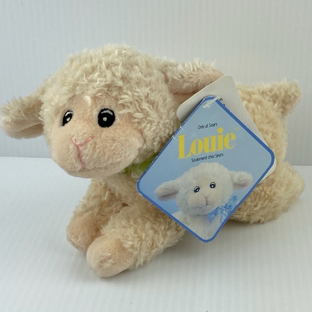 Vintage Sear Club Louie the Lamb Plush All Tags